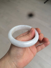 Load image into Gallery viewer, 57.5mm certified 100% natural type A white jadeite jade bangle BF41-1467
