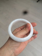 Load image into Gallery viewer, 57.5mm certified 100% natural type A white jadeite jade bangle BF41-1467
