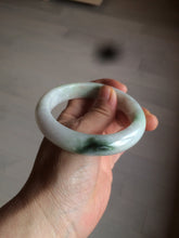 Load image into Gallery viewer, 57mm certified Type A 100% Natural green/red/white jadeite jade bangle BF38-1465
