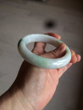 Load image into Gallery viewer, 57mm certified Type A 100% Natural green/red/white jadeite jade bangle BF38-1465
