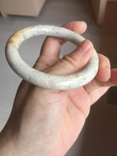 Load image into Gallery viewer, 56mm 100% natural beige yellow red round cut Coral Jade (珊瑚玉) bangle XY101
