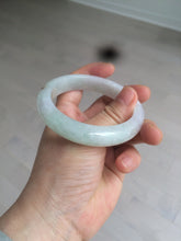 Load image into Gallery viewer, 55.8mm Certified type A 100% Natural icy watery light green red Jadeite Jade bangle AZ64-5067
