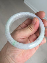 Load image into Gallery viewer, 57.2mm Certified Type A 100% Natural sunny green purple Jadeite Jade bangle BP43-0620
