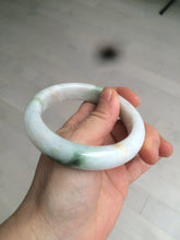 Load image into Gallery viewer, 57mm certified Type A 100% Natural green/red/white jadeite jade bangle BF38-1465
