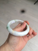 Load image into Gallery viewer, 57mm certified Type A 100% Natural green/red/white jadeite jade bangle BF38-1465
