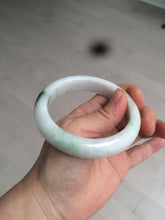 Load image into Gallery viewer, 57mm certified Type A 100% Natural green/red/white jadeite jade bangle BF38-1465
