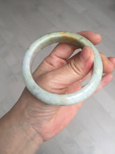 Load image into Gallery viewer, 56.1mm 100% natural certified light green yellow purple jadeite jade bangle BM92-9766
