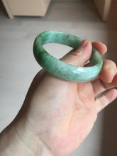 Load image into Gallery viewer, 55mm Certified type A 100% Natural sunny green yellow brown oval Jadeite bangle AD114-6635
