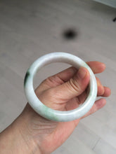 Load image into Gallery viewer, 57mm certified Type A 100% Natural green/red/white jadeite jade bangle BF38-1465
