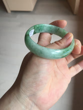 Load image into Gallery viewer, 55mm Certified type A 100% Natural sunny green yellow brown oval Jadeite bangle AD114-6635
