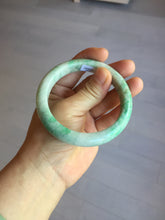 Load image into Gallery viewer, 58.5mm Certified type A 100% Natural sunny green/white Jadeite bangle AY87-3471
