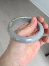 Load image into Gallery viewer, 57mm Certificated 100% natural type A light green/gray/black jadeite jade bangle BP53-5969
