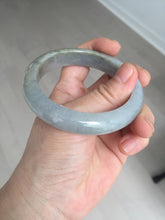 Load image into Gallery viewer, 57mm Certificated 100% natural type A light green/gray/black jadeite jade bangle BP53-5969
