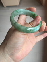 Load image into Gallery viewer, 55mm Certified type A 100% Natural sunny green yellow brown oval Jadeite bangle AD114-6635
