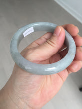 Load image into Gallery viewer, 57mm Certificated 100% natural type A light green/gray/black jadeite jade bangle BP53-5969
