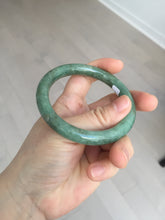 Load image into Gallery viewer, 55.7mm Certified 100% natural Type A dark green/brown round cut jadeite jade bangle BM9-5368
