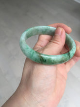 Load image into Gallery viewer, 55mm Certified type A 100% Natural sunny green yellow brown oval Jadeite bangle AD114-6635
