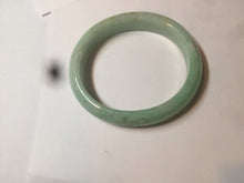 Load image into Gallery viewer, 50.5mm Certified Type A 100% Natural sunny apple green/red Jadeite Jade oval bangle AJ67-0170
