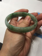 Load image into Gallery viewer, 55mm Certified type A 100% Natural sunny green yellow brown oval Jadeite bangle AD114-6635
