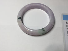 Load image into Gallery viewer, SOld! pleae don&#39;t order. Thanks. 55mm certified 100% natural type A sunny green/purple jadeite jade bangle BN86-8721
