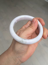 Load image into Gallery viewer, 58.5mm Certified Type A 100% Natural green/purple/white Jadeite Jade bangle BM88-4502
