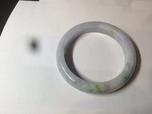 Load image into Gallery viewer, 卖了 58.5 mm Certified Type A 100% Natural yellow/purple/green(FU LU SHOU) Jadeite Jade bangle AC85-0753
