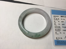 Load image into Gallery viewer, 卖了  55.3mm certified Type A 100% Natural icy watery dark green/purple/clear Jadeite Jade bangle BF144-9538
