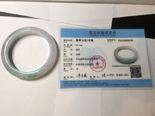 Load image into Gallery viewer, 卖了  55.3mm certified Type A 100% Natural icy watery dark green/purple/clear Jadeite Jade bangle BF144-9538
