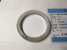 Load image into Gallery viewer, 57.5mm certified Type A 100% Natural dark green purple yellow brown white(FU LU SHOU) Jadeite Jade bangle Y159-3003
