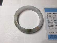 Load image into Gallery viewer, 57.7mm Certified 100% natural Type A dark green white gray purple brown jadeite jade bangle AD119-3012
