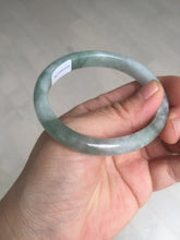 Load image into Gallery viewer, 51.8mm certified Type A 100% Natural icy watery light green/red oval Jadeite Jade bangle BQ9-3799
