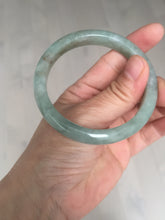 Load image into Gallery viewer, 55.7mm Certified Type A 100% Natural light green white red Jadeite Jade bangle BQ10-3798
