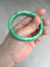 Load image into Gallery viewer, 49mm certified 100% natural Type A sunny green jadeite jade bangle BS85-9901
