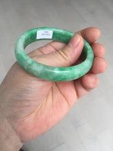 Load image into Gallery viewer, 49mm certified 100% natural Type A sunny green jadeite jade bangle BS85-9901
