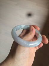 Load image into Gallery viewer, 54.4mm Certified Type A 100% Natural green/white/purple Jadeite Jade bangle AX43-7720
