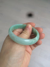 Load image into Gallery viewer, 50.5mm Certified Type A 100% Natural sunny apple green/red oval Jadeite Jade bangle BG61-0174
