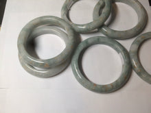 Load image into Gallery viewer, 51/52/54/55.5mm certified Type A 100% Natural light green/brown Jadeite Jade bangle GL11
