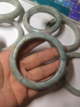 Load image into Gallery viewer, 51/52/54/55.5mm certified Type A 100% Natural light green/brown Jadeite Jade bangle GL11
