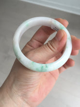 Load image into Gallery viewer, 53mm Certified Type A 100% Natural sunny green white(白底青) Jadeite Jade bangle BP45-3174
