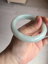 Load image into Gallery viewer, 52.5mm certified 100% natural Type A light  green white jadeite jade bangle AR116-9424
