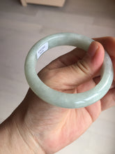 Load image into Gallery viewer, 52.5mm certified 100% natural Type A light  green white jadeite jade bangle AR116-9424
