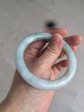 Load image into Gallery viewer, 56.5mm Certified 100% natural Type A light green round cut jadeite jade bangle R91-4067
