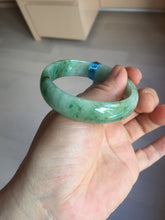 Load image into Gallery viewer, 55mm Certified type A 100% Natural sunny green yellow brown oval Jadeite bangle AD114-6635
