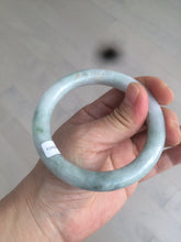 Load image into Gallery viewer, 56.5mm Certified 100% natural Type A light green round cut jadeite jade bangle R91-4067
