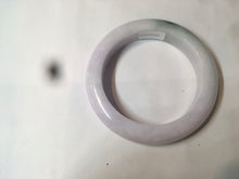 Load image into Gallery viewer, 54mm Certified 100% natural Type A olive green/white/purple jadeite jade bangle AX96-5190
