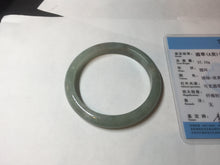 Load image into Gallery viewer, 55.7mm Certified Type A 100% Natural light green white red Jadeite Jade bangle BQ10-3798
