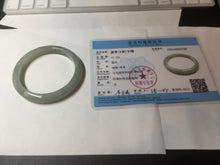 Load image into Gallery viewer, 55.7mm Certified Type A 100% Natural light green white red Jadeite Jade bangle BQ10-3798
