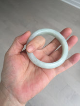 Load image into Gallery viewer, 52.5mm certified 100% natural Type A light  green white jadeite jade bangle AR116-9424
