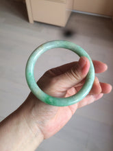 Load image into Gallery viewer, 58.7mm certified type A 100% Natural sunny green round cut jadeite jade bangle AK56-1187

