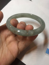 Load image into Gallery viewer, 55.7mm Certified Type A 100% Natural light green white red Jadeite Jade bangle BQ10-3798
